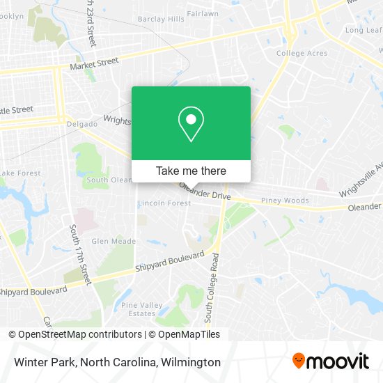 Winter Park, North Carolina map