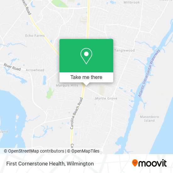 Mapa de First Cornerstone Health