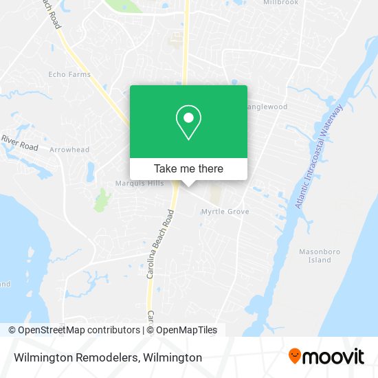 Mapa de Wilmington Remodelers