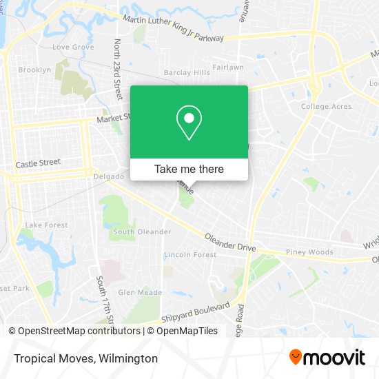 Tropical Moves map