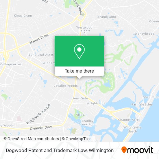 Dogwood Patent and Trademark Law map