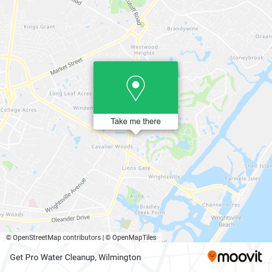 Mapa de Get Pro Water Cleanup