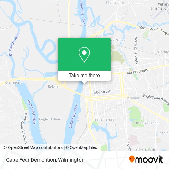 Mapa de Cape Fear Demolition