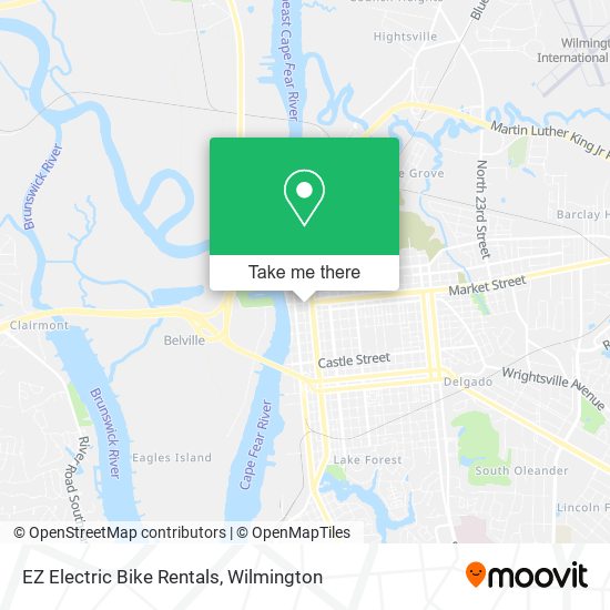 EZ Electric Bike Rentals map