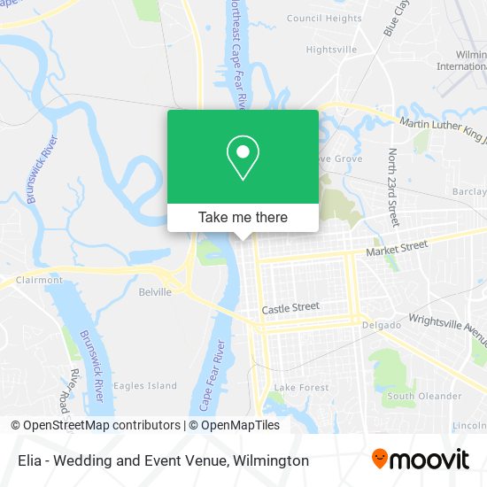 Elia - Wedding and Event Venue map