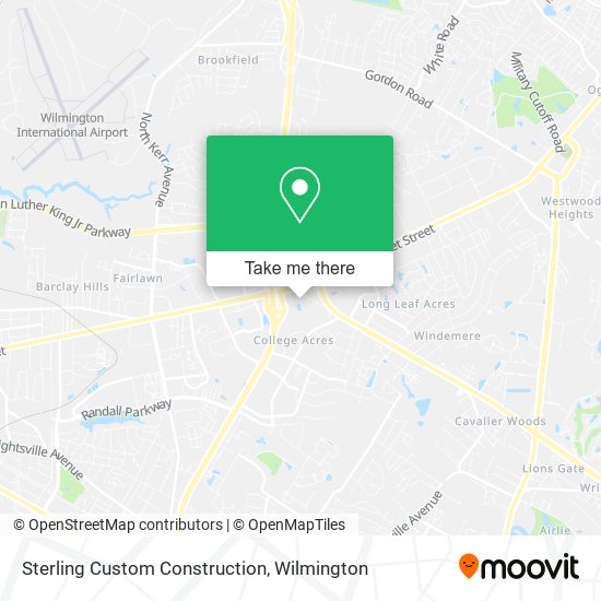 Mapa de Sterling Custom Construction