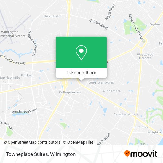 Towneplace Suites map