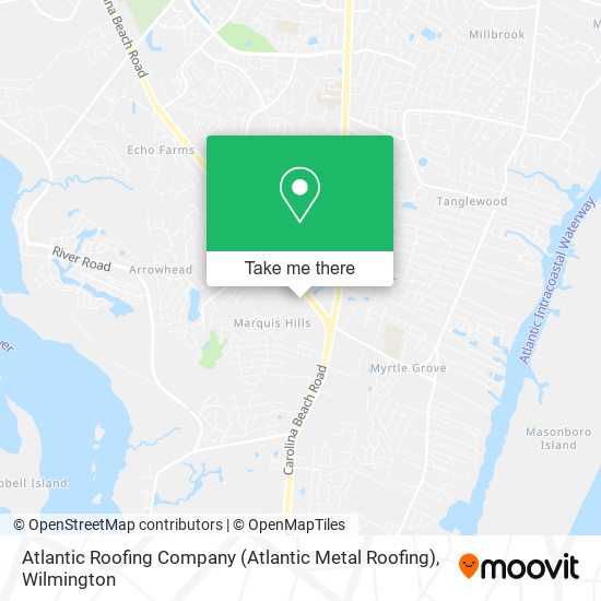 Atlantic Roofing Company (Atlantic Metal Roofing) map