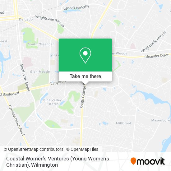 Mapa de Coastal Women's Ventures (Young Women's Christian)