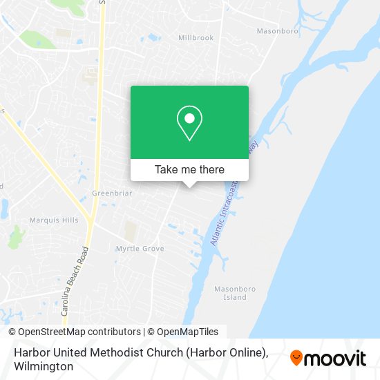Mapa de Harbor United Methodist Church (Harbor Online)