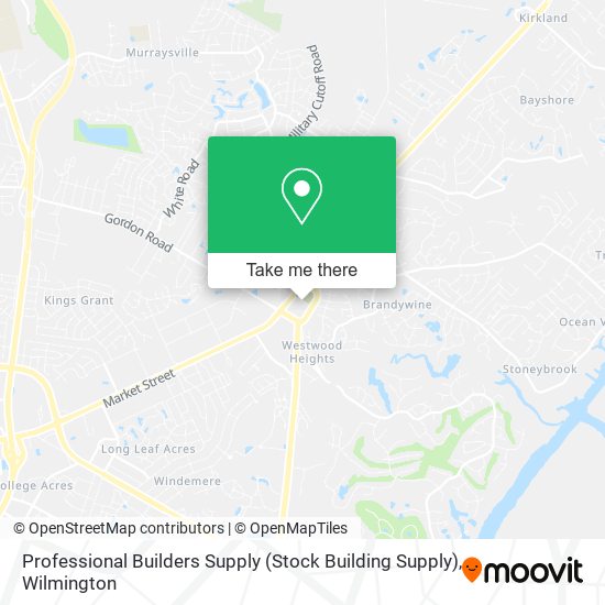 Mapa de Professional Builders Supply (Stock Building Supply)