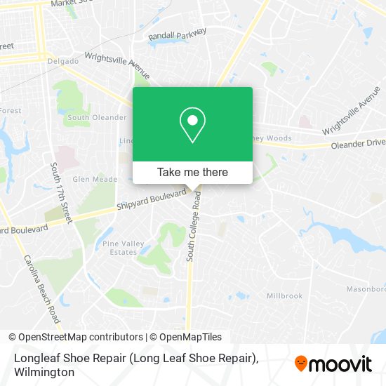 Mapa de Longleaf Shoe Repair (Long Leaf Shoe Repair)