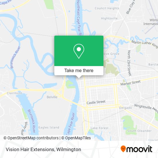 Vision Hair Extensions map