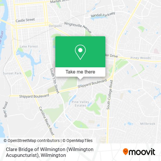 Clare Bridge of Wilmington (Wilmington Acupuncturist) map