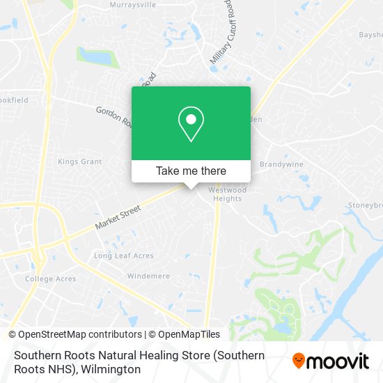 Mapa de Southern Roots Natural Healing Store (Southern Roots NHS)