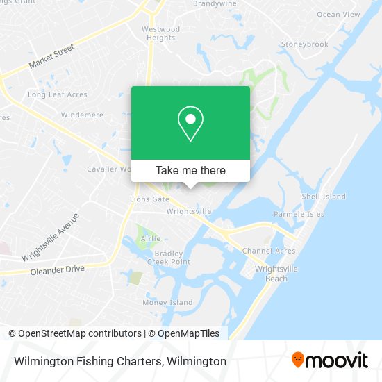 Mapa de Wilmington Fishing Charters