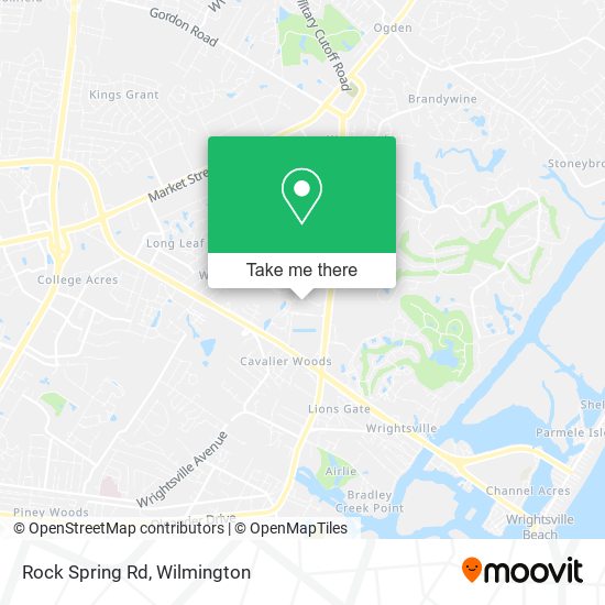 Rock Spring Rd map