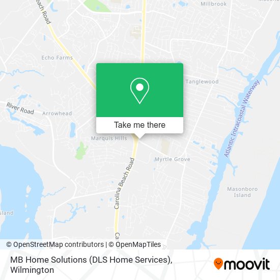 Mapa de MB Home Solutions (DLS Home Services)