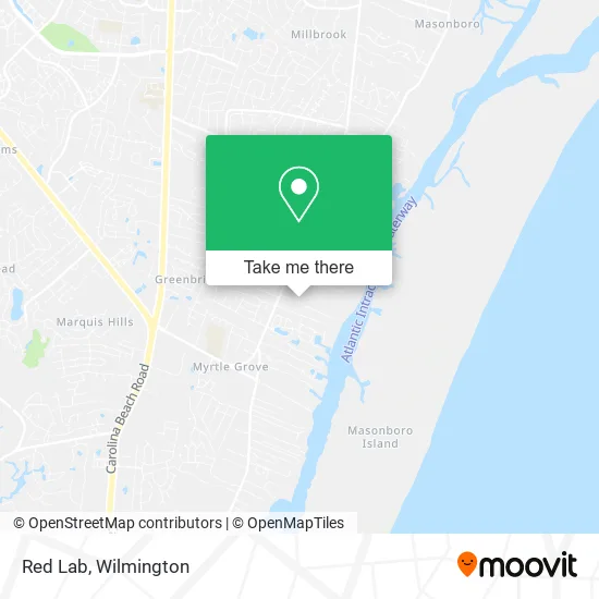 Red Lab map
