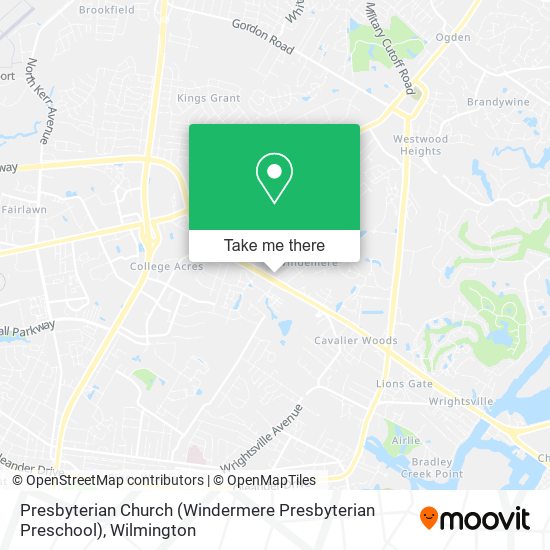 Mapa de Presbyterian Church (Windermere Presbyterian Preschool)