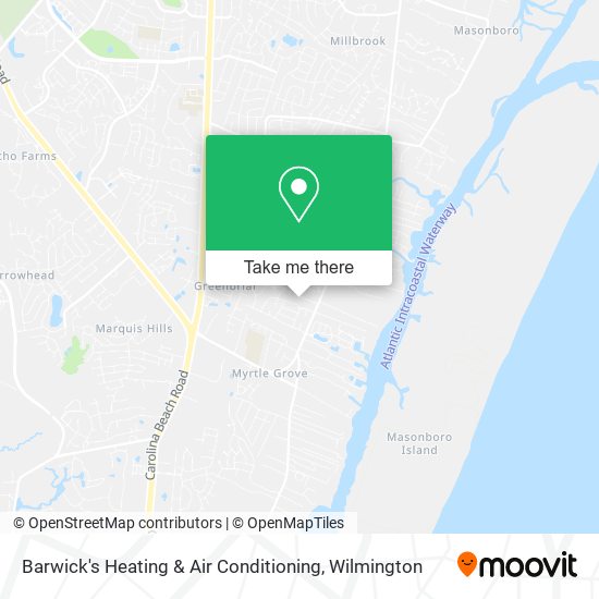 Mapa de Barwick's Heating & Air Conditioning