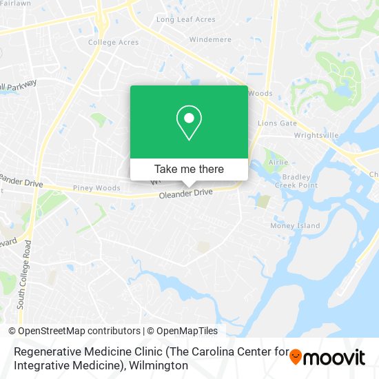 Regenerative Medicine Clinic (The Carolina Center for Integrative Medicine) map