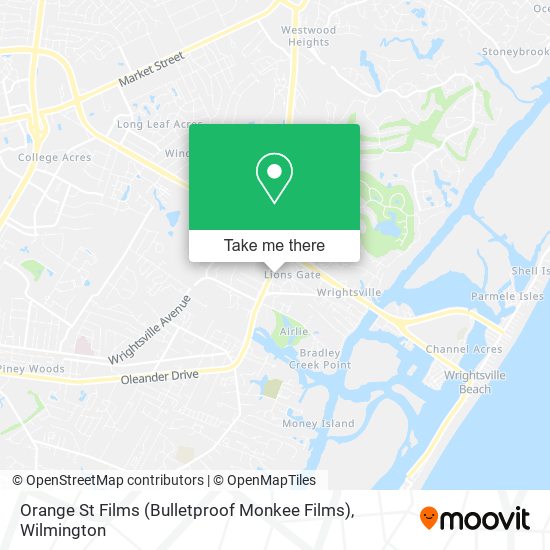 Mapa de Orange St Films (Bulletproof Monkee Films)