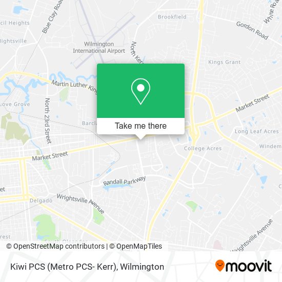 Kiwi PCS (Metro PCS- Kerr) map