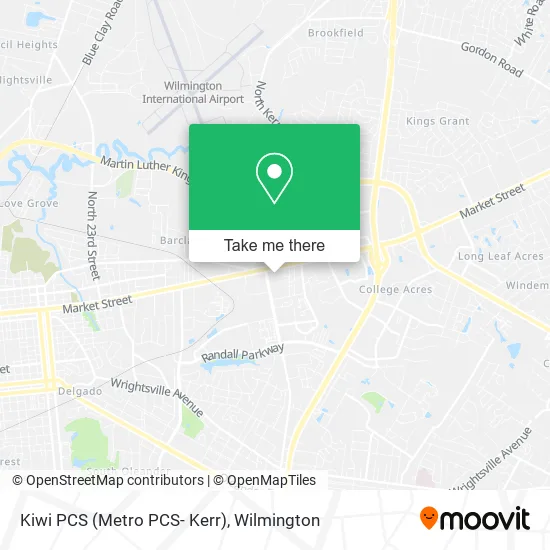 Kiwi PCS (Metro PCS- Kerr) map