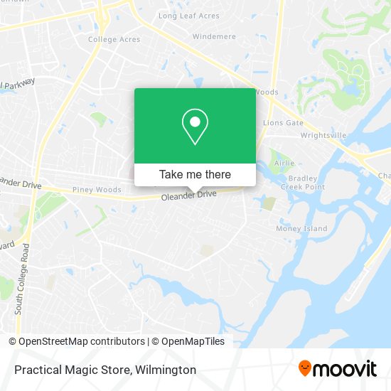 Practical Magic Store map
