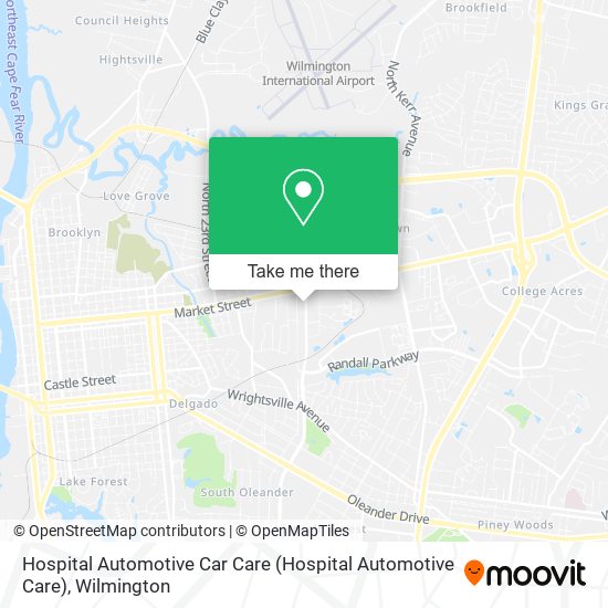 Mapa de Hospital Automotive Car Care