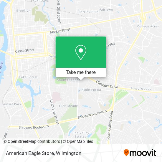 American Eagle Store map