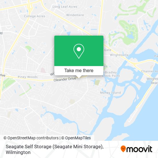 Mapa de Seagate Self Storage (Seagate Mini Storage)