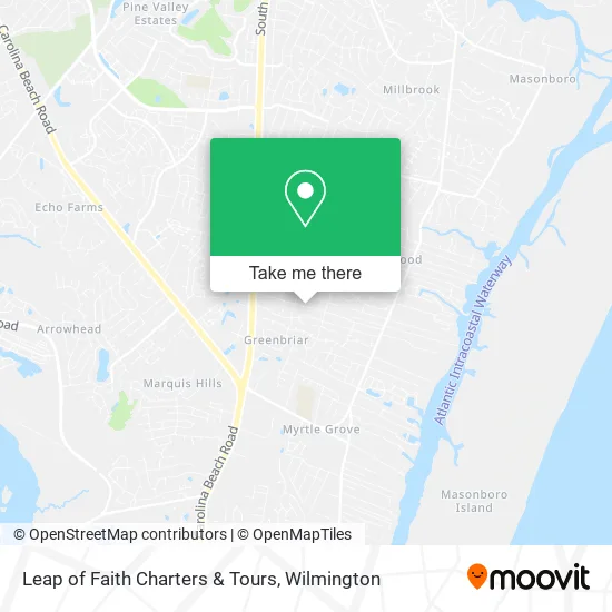 Leap of Faith Charters & Tours map