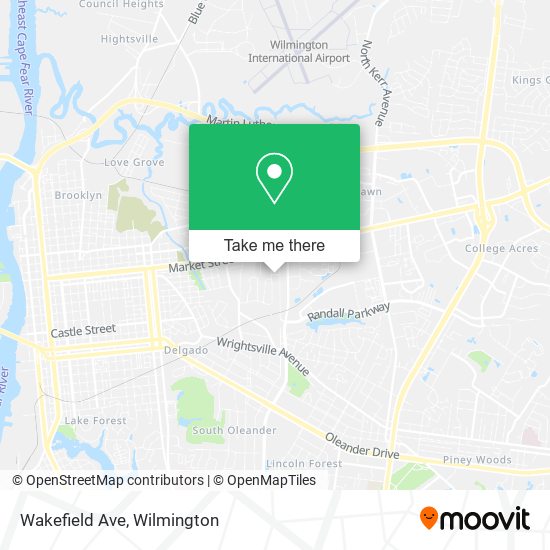 Mapa de Wakefield Ave