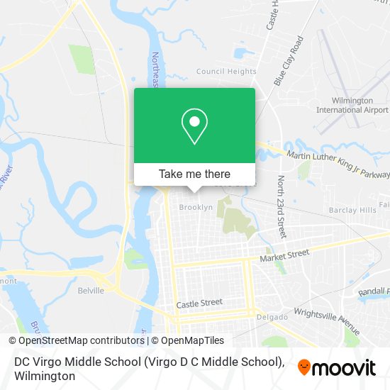 Mapa de DC Virgo Middle School (Virgo D C Middle School)