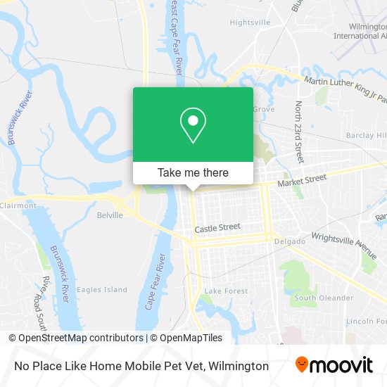 Mapa de No Place Like Home Mobile Pet Vet