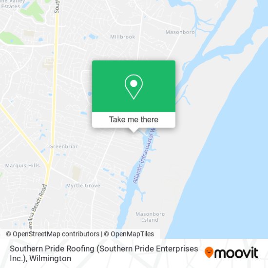 Southern Pride Roofing (Southern Pride Enterprises Inc.) map