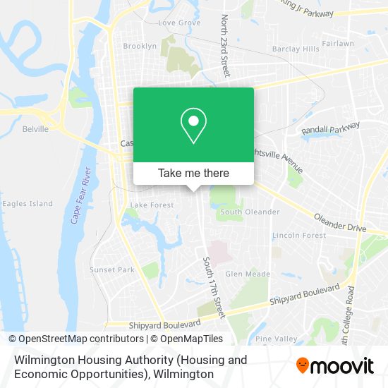 Wilmington Housing Authority (Housing and Economic Opportunities) map