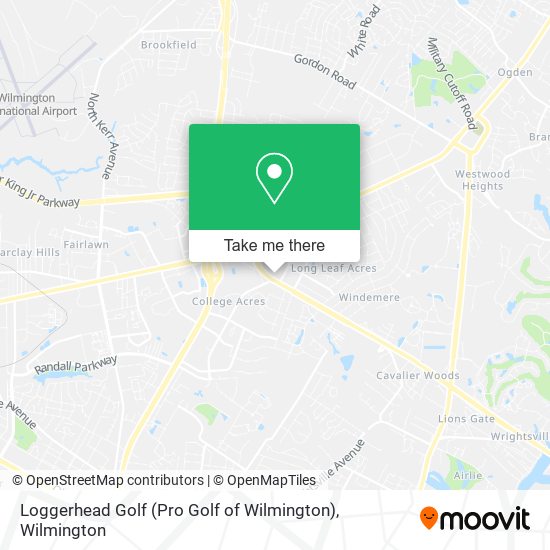 Loggerhead Golf (Pro Golf of Wilmington) map