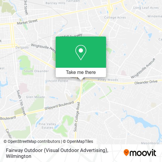 Mapa de Fairway Outdoor (Visual Outdoor Advertising)