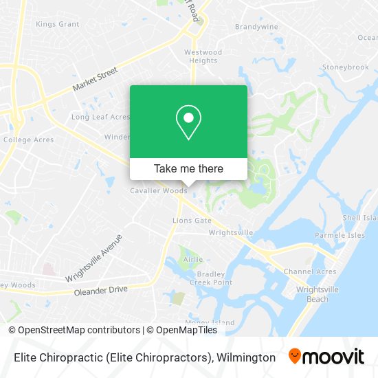 Mapa de Elite Chiropractic (Elite Chiropractors)