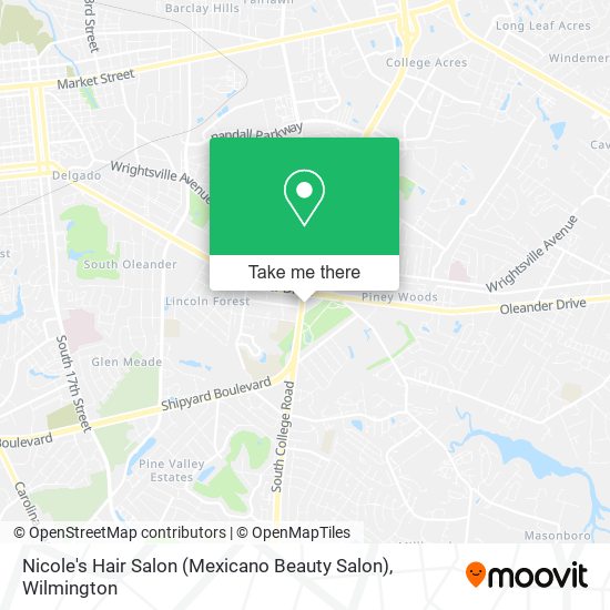 Mapa de Nicole's Hair Salon (Mexicano Beauty Salon)