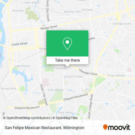 San Felipe Mexican Restaurant map