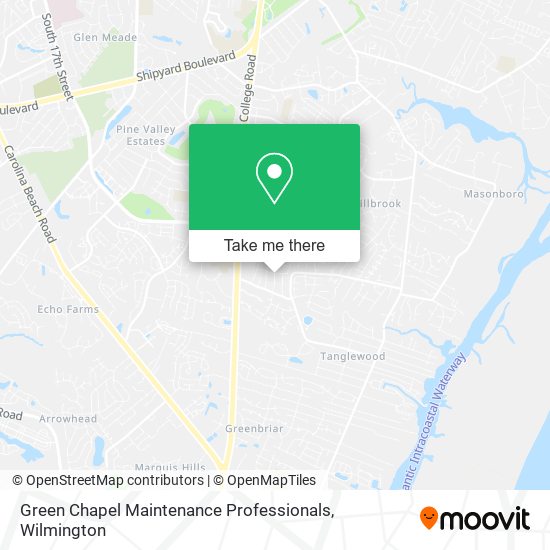 Mapa de Green Chapel Maintenance Professionals