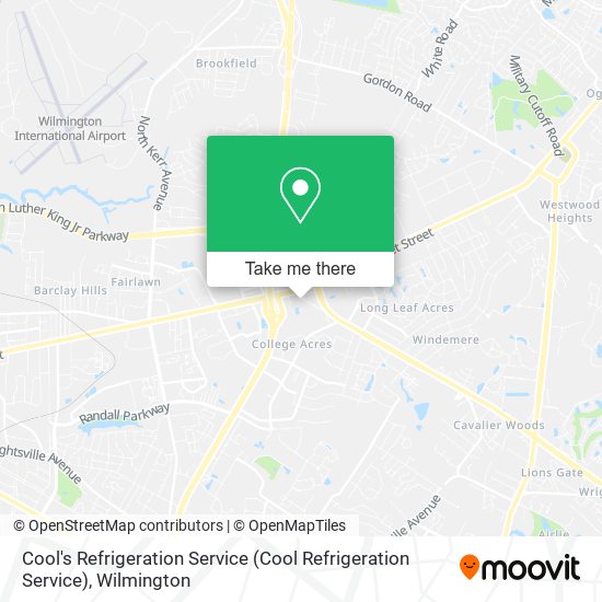 Cool's Refrigeration Service map