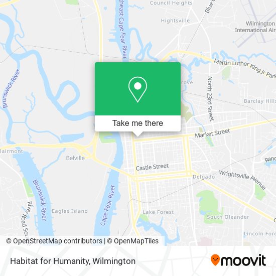 Habitat for Humanity map