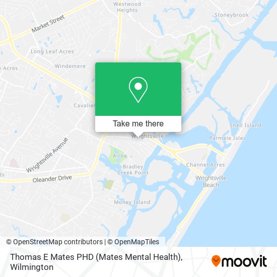 Mapa de Thomas E Mates PHD (Mates Mental Health)