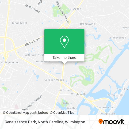 Mapa de Renaissance Park, North Carolina