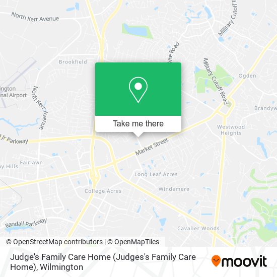 Mapa de Judge's Family Care Home